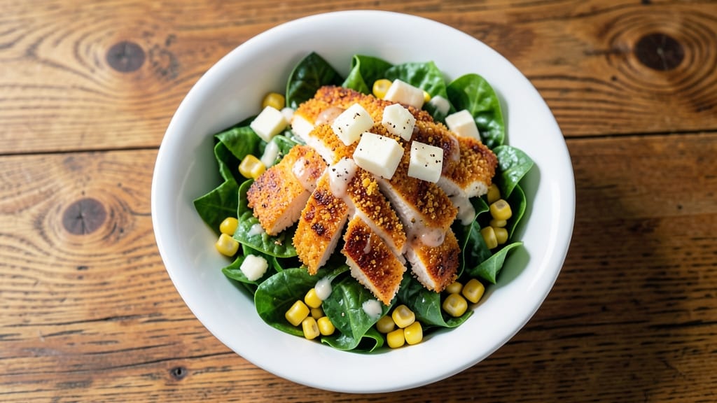 Applebee's Copycat Salad Recipe: Crispy Cornmeal-Crusted Chicken Magic