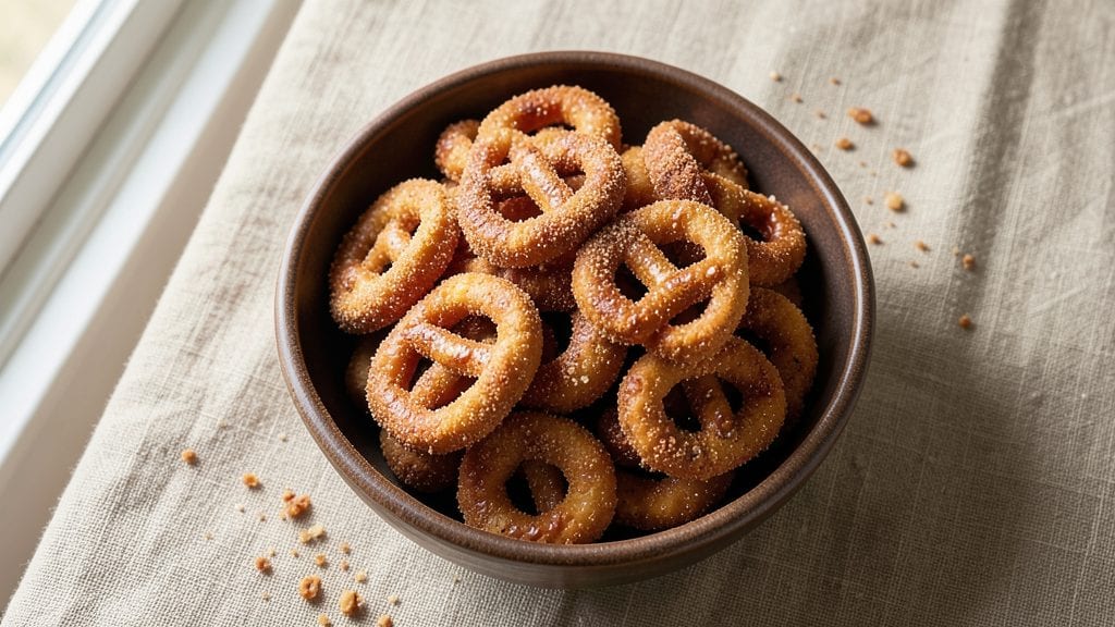 Auntie Anne's Cinnamon Sugar Pretzel Nuggets Recipe: Crunchy Bites With Warm Vanilla-Cinnamon Dust