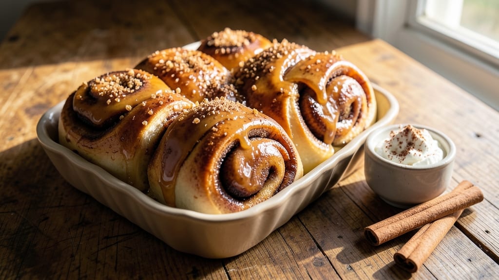 Cinnabon Copycat Recipe With Pillsbury Cinnamon Rolls: Pillowy Swirls and Caramel Drizzle Magic