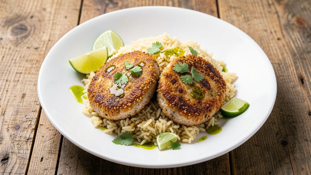 Fry Tuna Salad Recipe: Crispy Cornmeal Crust With Zesty Lime Zing