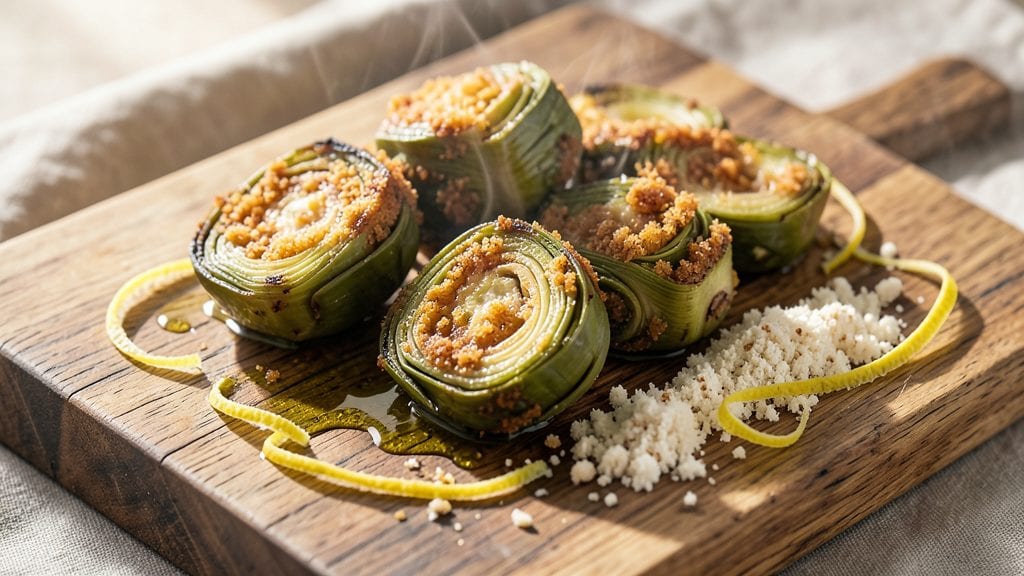Pan Fried Artichoke Hearts Recipe: Crispy Cornmeal Crust With Zesty Lemon Zing