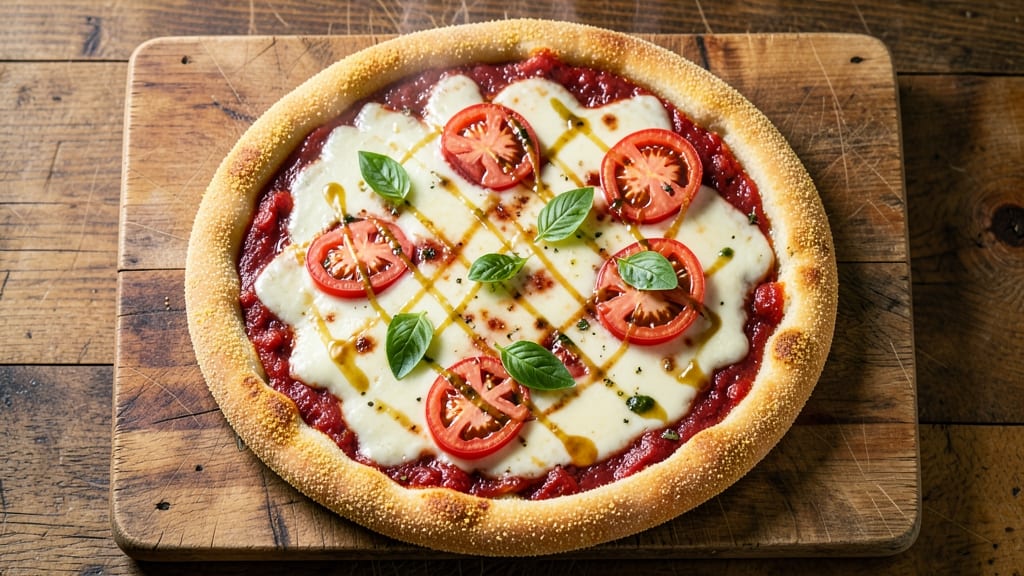 Philadelphia-Style Pizza Recipe: Crispy Cornmeal Crust with Cheese-Pull Magic