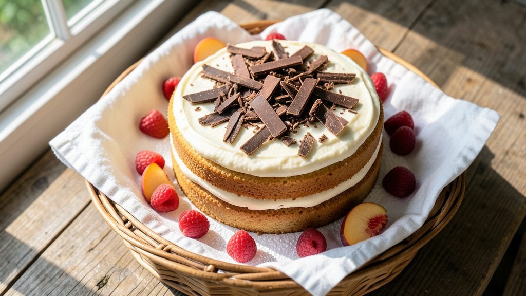 Picnic Cake Recipe: Stackable Layers of Vanilla Cloud and Berry Bliss