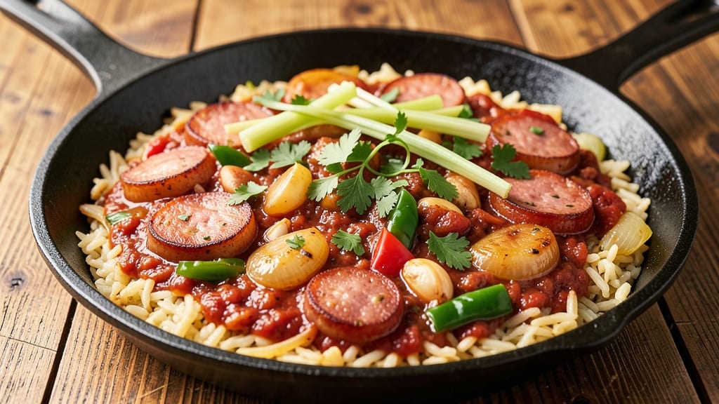 Red Jambalaya Recipe: Spicy Tomato and Sausage One-Pot Magic