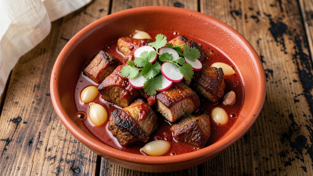 Red Menudo Recipe: Smoky Tomato-Chili Stew With Homemade Cornbread Crust