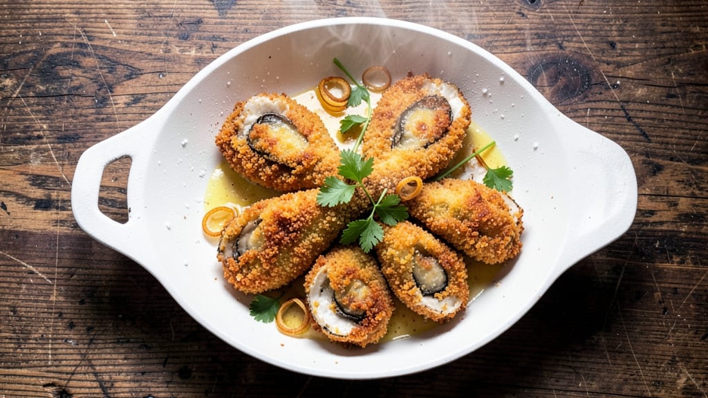 Southern Fried Oysters Recipe: Buttery Crispy Coating and Juicy Centers