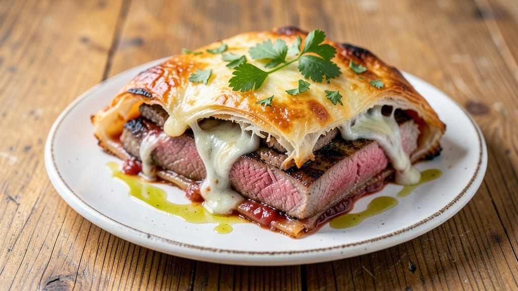 Steak Stromboli Recipe: Cheesy Layers with Juicy Steak Bites
