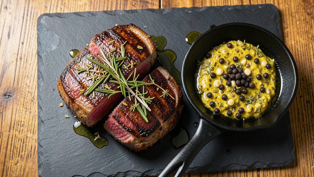 Venison Chops Recipe: Herb-Crusted Seared Perfection with Pan Sauce